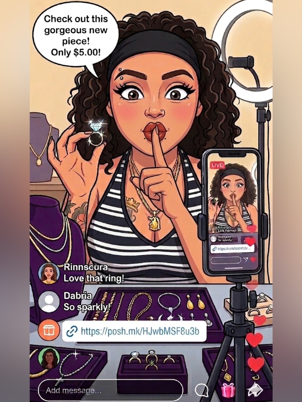 ‼️PLEASE LIKE THIS POST TO GET NOTIFIED WHEN I GO LIVE FOR A SILENT SHOW!